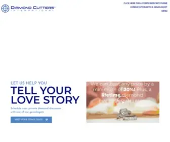 Diamondcuttersintl.com(Engagement Rings From The Only Bonded Jeweler In Texas) Screenshot