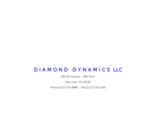 Diamonddynamics.com(Diamonddynamics) Screenshot