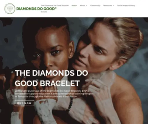 Diamondempowerment.org(Diamonds Do Good) Screenshot