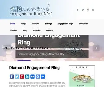 Diamondengagementringnyc.com(Diamond Engagement Ring in New York City) Screenshot