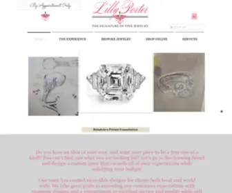 Diamondengagementringsatlanta.com(Lilly Porter Jewelry Atlanta) Screenshot