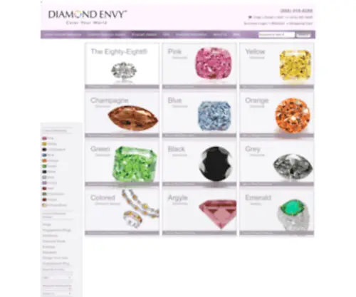 Diamondenvy.com(Diamond Envy) Screenshot