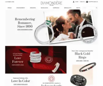 Diamondere.com(Engagement Rings) Screenshot