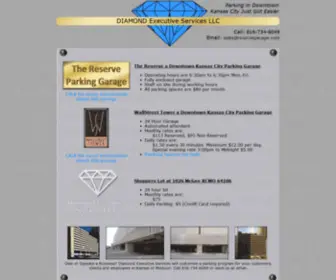 Diamondexecutiveservices.com(Kansas City Parking Garages) Screenshot