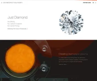 Diamondfoundry.com(Diamond Foundry) Screenshot