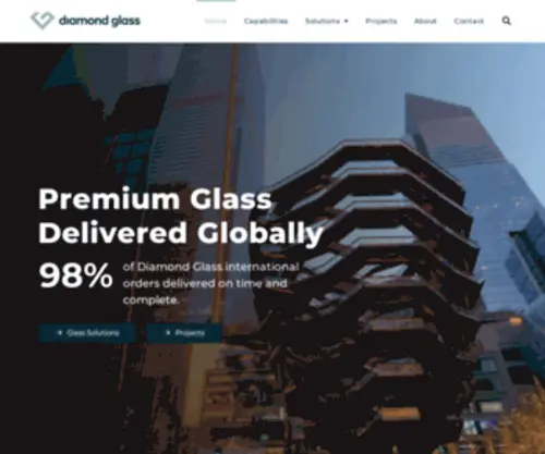 Diamondglass.ie(Quality Glass Delivered) Screenshot