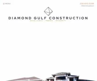 Diamondgulfconstruction.com(General Contractors in Cape Coral) Screenshot