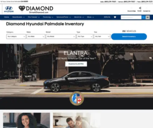 Diamondhyundaipalmdale.com Screenshot