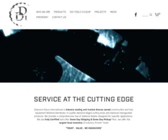 Diamondiscs.com(Diamond Discs International) Screenshot