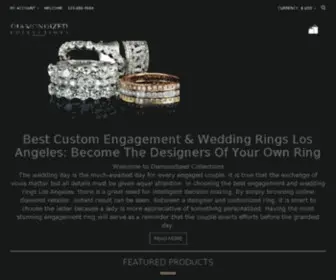 Diamondizedcollections.com(Diamond Rings Los Angeles) Screenshot