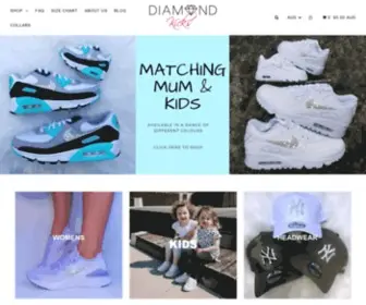 Diamondkicks.com.au(Swarovski Nike Custom Designed Diamond Shoes) Screenshot