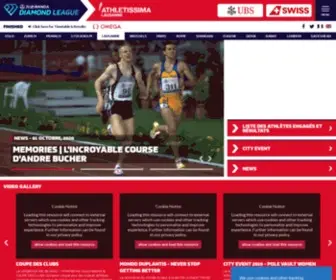 Diamondleague-Lausanne.com(Athlétisme) Screenshot