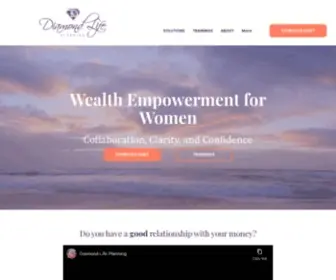 Diamondlifeplanning.com(Wealth Empowerment for Women) Screenshot