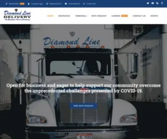 Diamondlinedelivery.com(Diamond Line Delivery) Screenshot