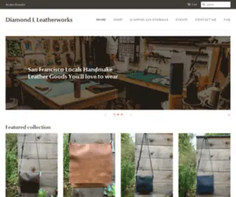 Diamondlleatherworks.com(Diamond L Leatherworks) Screenshot