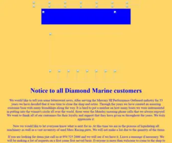 Diamondmarine.com(Diamond Marine) Screenshot