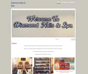 Diamondnailsandspas.com(Diamond Nails & Spa) Screenshot