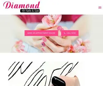 Diamondnailspabrentwood.com(Diamond Nails & Spa) Screenshot