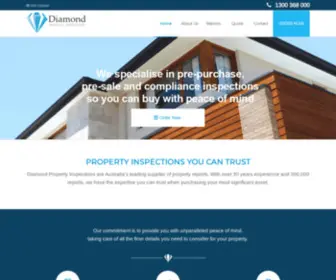 Diamondnet.com.au(Diamond Property Inspections) Screenshot