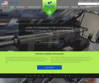 Diamondpack.com(Printed Flexible Packaging Manufacturer) Screenshot