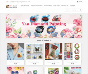 Diamondpaintingdistributor.com(Manufacture Diamond Painting Cross Stitches Supplies Manufacture China) Screenshot