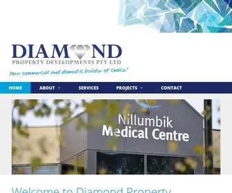 Diamondpd.com.au(Diamond Property Developments) Screenshot