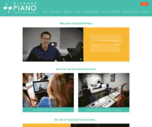 Diamondpiano.com(Diamond Piano) Screenshot