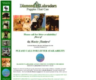 Diamondplabs.com(Labrador Retriever) Screenshot