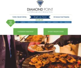 Diamondpointcatering.com(Catering) Screenshot