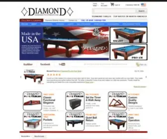 Diamondpooltables.com(Diamondpooltables) Screenshot