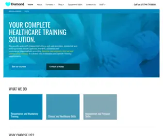 Diamondrcs.co.uk(Diamond Resuscitation Services UK) Screenshot