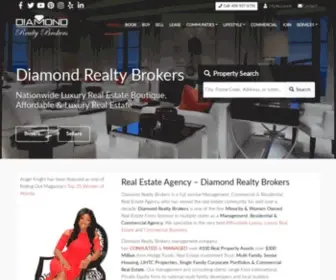 Diamondrealtybrokers.com(ATLANTA LUXURY REAL ESTATE COMPANY) Screenshot