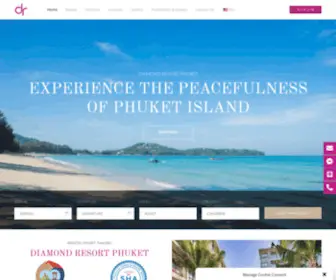 Diamondresortphuket.com(Top Quality Hotel Diamond Resort Phuket Laguna) Screenshot