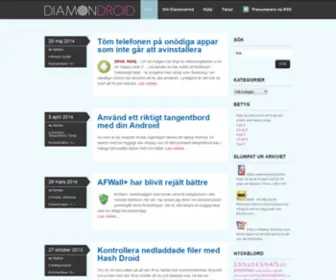 Diamondroid.com(De bästa apparna till din Androidtelefon) Screenshot