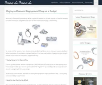 Diamonds-Diamond.net(Breathtaking Diamond Jewelry With Unique Designs) Screenshot