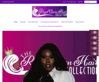 Diamondsblackenterprise.com(The Royal Queen Hair Collection) Screenshot