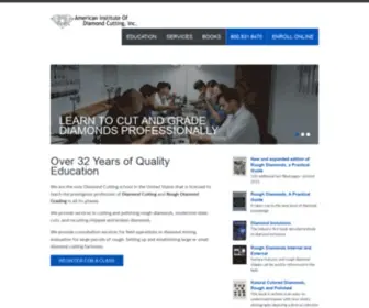 Diamondschool.com(American Institute of Diamond Cutting) Screenshot