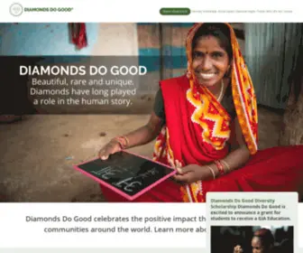 Diamondsdogood.com(Diamonds Do Good) Screenshot