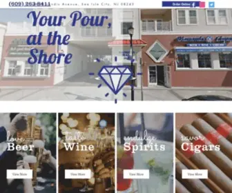 Diamondsliquor.com(Diamonds Liquor) Screenshot