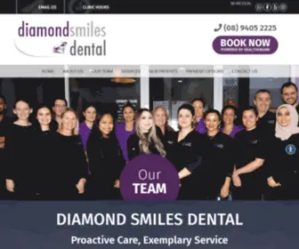 Diamondsmilesdental.com.au(Dentist Carramar) Screenshot