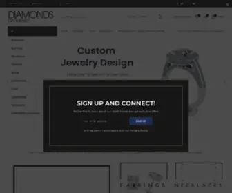 Diamondsonthekey.com(A Private Jewelry Purveyor) Screenshot