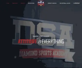 Diamondsportsiowa.com(Central Iowa's Premier Indoor Baseball & Softball Facility) Screenshot