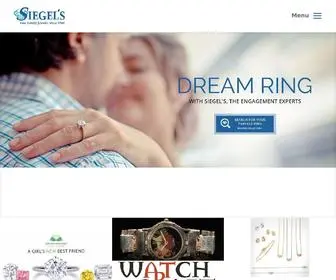 Diamondsrforever.com(Siegel's Jewelry) Screenshot