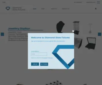 DiamondStorefixtures.com(Diamond Store Fixtures) Screenshot