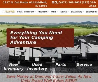 Diamondtrailer.net(Illinois RV Sales) Screenshot