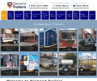 Diamondtrailers.co.za(We can design & build exactly the trailer you need to meet all your requirements. Every trailer) Screenshot