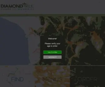 Diamondtreeclub.com(Recreational Cannabis & Medical Marijuana Dispensary) Screenshot