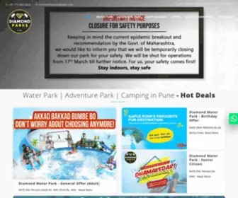 Diamondwaterpark.com(Best Water Park) Screenshot