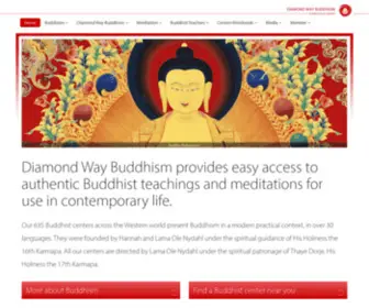 Diamondway-Buddhism.com(Diamond Way Buddhism) Screenshot