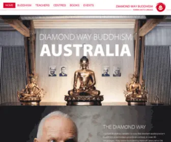 Diamondway.org.au(Diamond Way Buddhism Australia) Screenshot